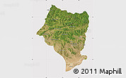 Satellite Map of Bulgan, cropped outside