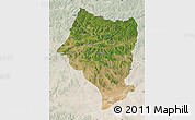Satellite Map of Bulgan, lighten