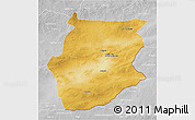 Physical 3D Map of Dornogovi, lighten, desaturated