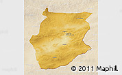 Physical 3D Map of Dornogovi, lighten