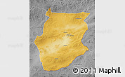 Physical Map of Dornogovi, desaturated