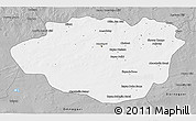 Gray 3D Map of Dundgovi
