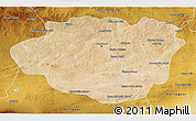 Satellite 3D Map of Dundgovi, physical outside