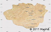 Satellite Map of Dundgovi, cropped outside