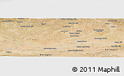 Satellite Panoramic Map of Dundgovi