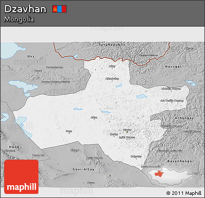 Gray 3D Map of Dzavhan