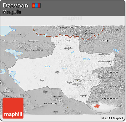 Gray 3D Map of Dzavhan