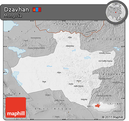 Gray Map of Dzavhan