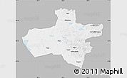 Gray Map of Dzavhan, single color outside