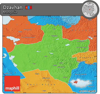 Political Map of Dzavhan