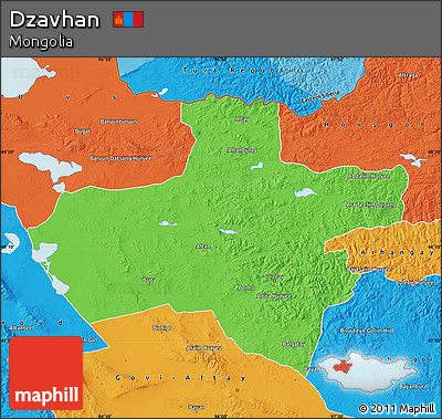 Political Map of Dzavhan