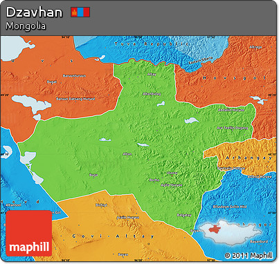 Political Map of Dzavhan