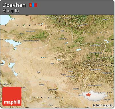Satellite Map of Dzavhan