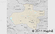 Shaded Relief Map of Dzavhan, desaturated