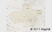Shaded Relief Map of Dzavhan, lighten