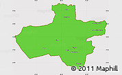 Political Simple Map of Dzavhan, cropped outside