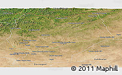 Satellite Panoramic Map of Hentiy
