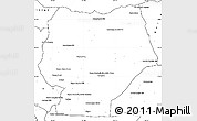 Blank Simple Map of Hentiy