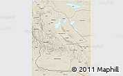 Shaded Relief 3D Map of Hovd