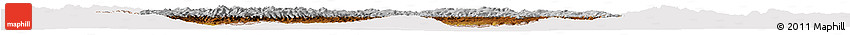 Physical Horizon Map of Hovd, cropped outside