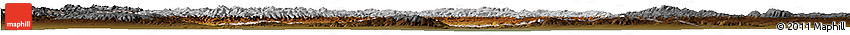 Physical Horizon Map of Hovd, darken