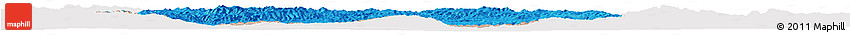 Political Horizon Map of Hovd, cropped outside