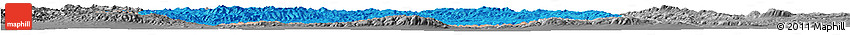 Political Horizon Map of Hovd, desaturated