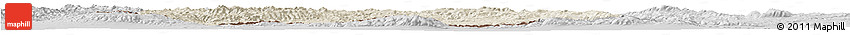 Shaded Relief Horizon Map of Hovd, desaturated