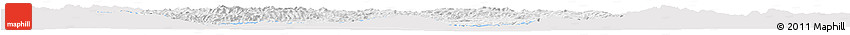 Silver Style Horizon Map of Hovd, single color outside