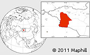 Blank Location Map of Hovd