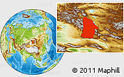 Physical Location Map of Hovd
