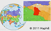 Political Location Map of Hovd