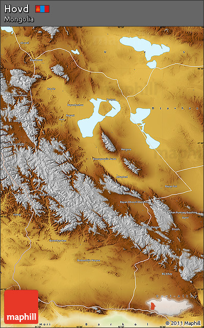 Physical Map of Hovd