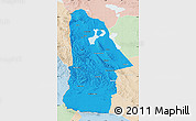 Political Map of Hovd, lighten