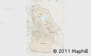 Shaded Relief Map of Hovd, lighten