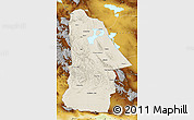 Shaded Relief Map of Hovd, physical outside