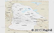 Classic Style Panoramic Map of Hovd