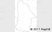 Blank Simple Map of Hovd, cropped outside, no labels