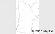 Blank Simple Map of Hovd, no labels