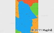 Political Simple Map of Hovd