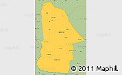 Savanna Style Simple Map of Hovd