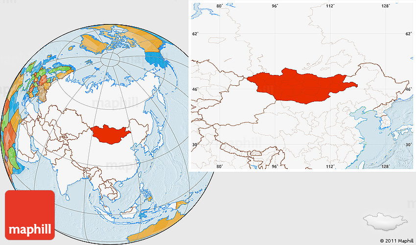 gobi desert location on world map