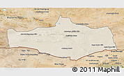 Shaded Relief 3D Map of Omnogovi, satellite outside