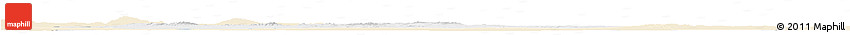 Classic Style Horizon Map of Omnogovi, single color outside