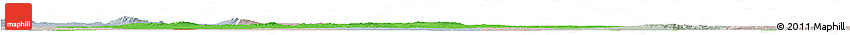 Political Horizon Map of Omnogovi, lighten, semi-desaturated