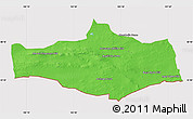 Political Map of Omnogovi, cropped outside