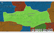 Political Map of Omnogovi, darken