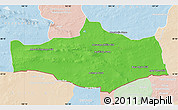 Political Map of Omnogovi, lighten