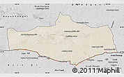 Shaded Relief Map of Omnogovi, desaturated