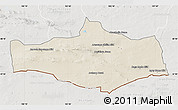 Shaded Relief Map of Omnogovi, lighten, semi-desaturated